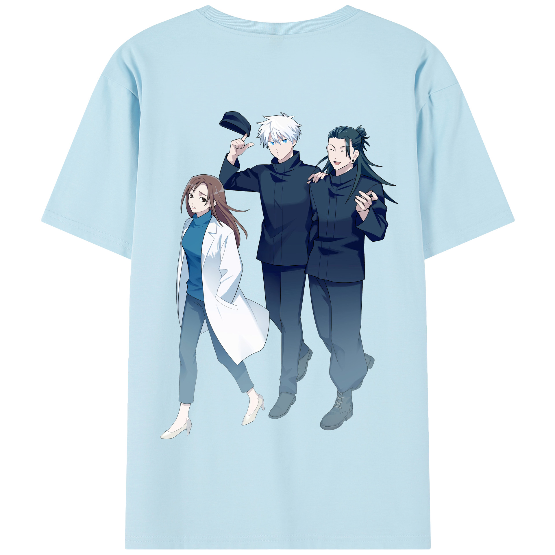 （画像用） 呪術廻戦 Jujutsu Kaisen 綿100％半袖Tシャツ（背面プリント）